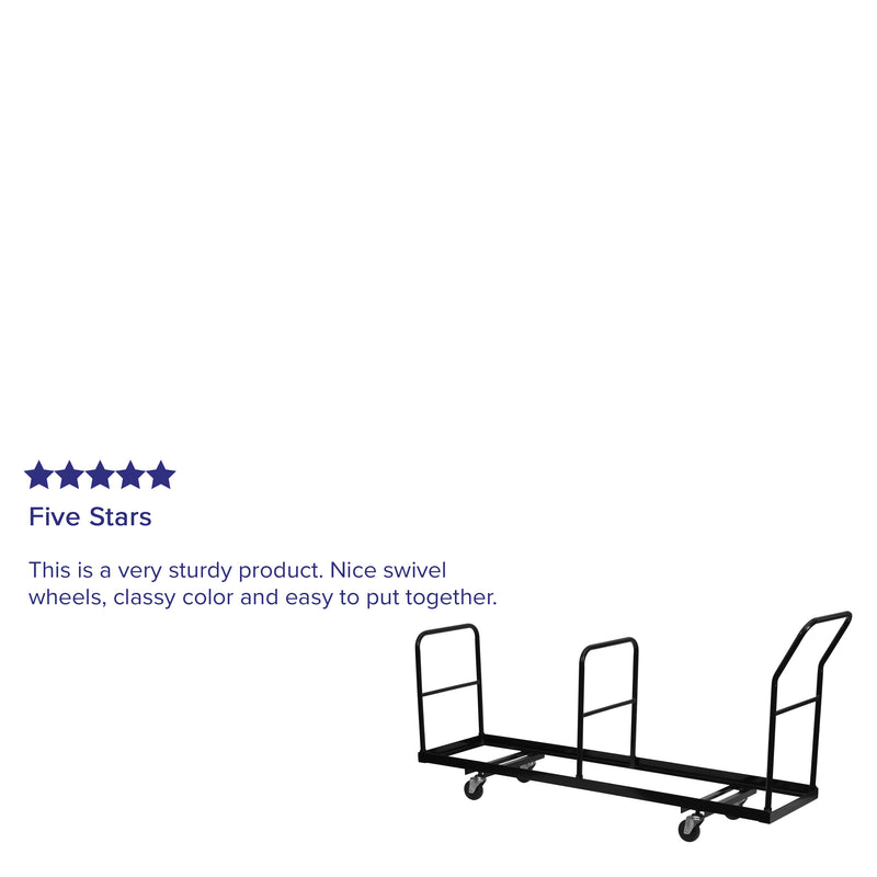 Kaden Vertical Storage Folding Chair Dolly - 35 Chair Capacity