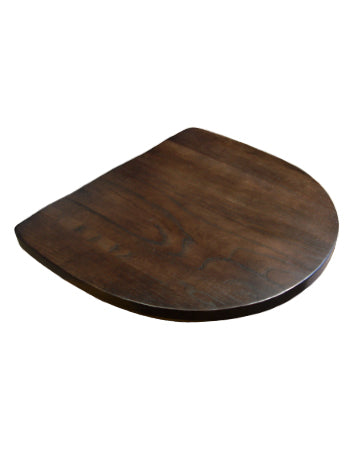 Wooden Saddle Seat , Walnut, 1"