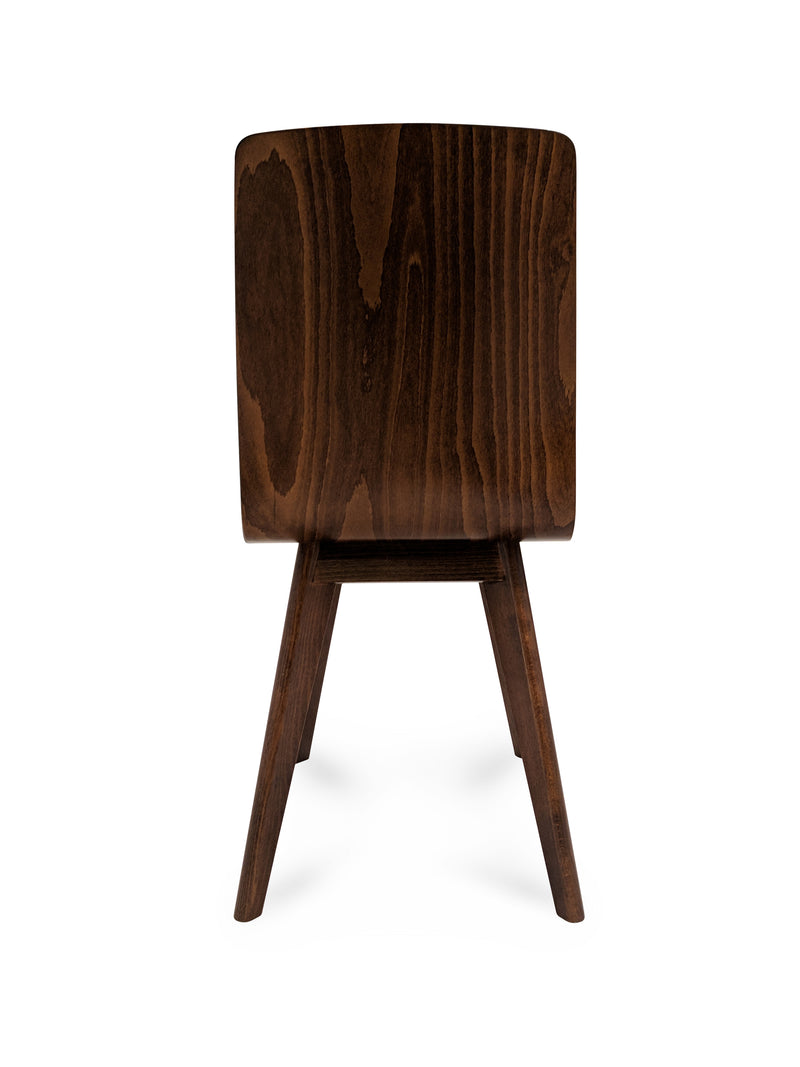 1300 Bentwood Indoor Restaurant Side Chair in Walnut