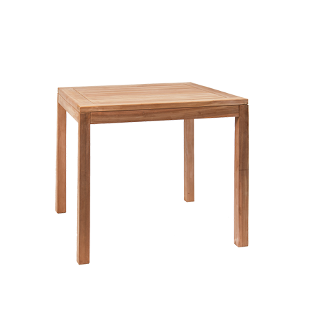 Indoor/ Outdoor Teak Wood Table in Natural Finish, 36 x 36