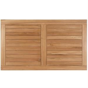 Teak Wood Table Top in Natural Finish