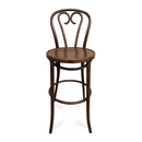 Bentwood Solid Beech Wood Curlicue Restaurant Bar Stool