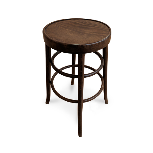 Bentwood Dining Backless 16" Dim 302 Solid Beechwood Restaurant Bar Stool