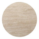 7/8"Thick Natural Veining Beige Sintered Stone Table Top for Indoor/Outdoor Use