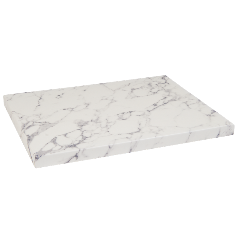 White Indoor Artificial Granite Table Top
