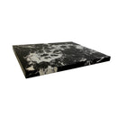 Indoor Black Artificial Granite Table Top with White Veining