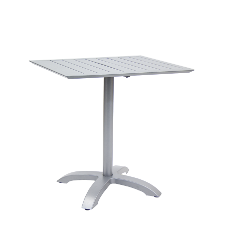Aluminum Chair with Multi-Slat Seat and Back