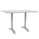 30"x48" Indoor/ Outdoor Aluminum Table Set
