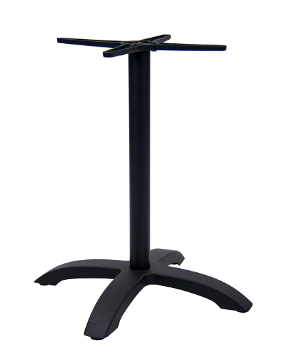 Outdoor Black Aluminum Table Base