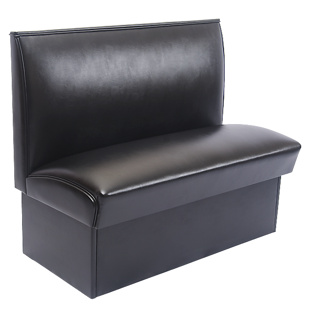 Single Side Vinyl Booth, Black