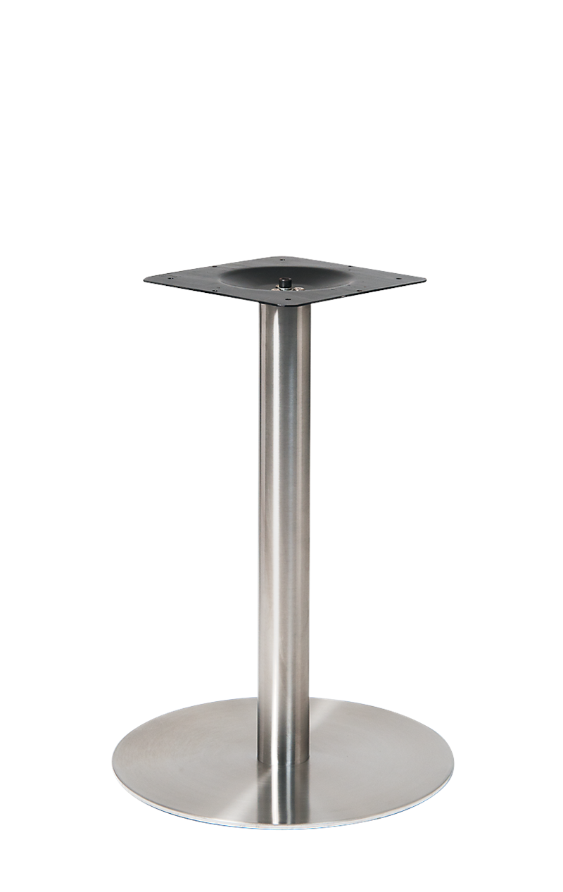 23" Round S/S Base in 28" Table Height