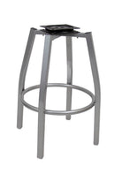 Swivel Metal Barstool Bottom Frame in Grey Finish