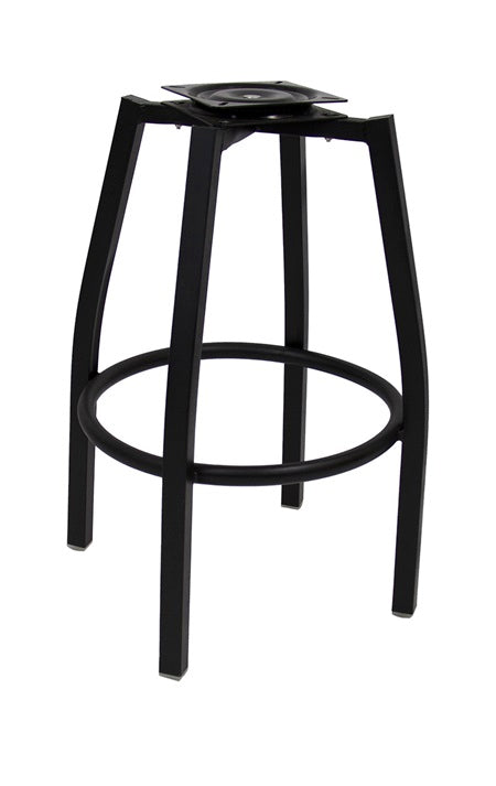 Swivel Metal Barstool Bottom Frame in Black Finish
