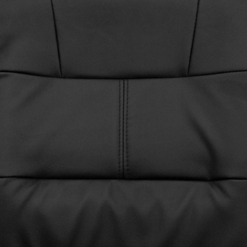 Rider Mid-Back Black LeatherSoft Swivel Task Office Chair with Arms