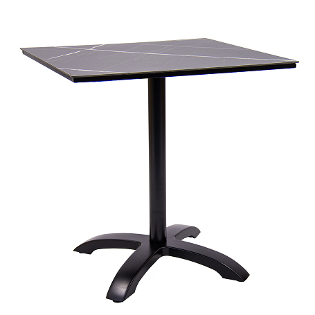 24" x 30" High Pressure Laminate Table Top & Aluminum Base