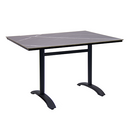 30" x 48" High Pressure Laminate Table Top & Aluminum Base