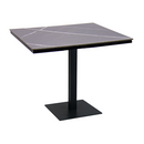 36" x 36" High Pressure Laminate Table Top & Aluminum Base-Discontinued