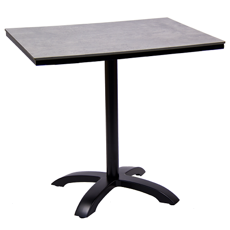 30" x 30" High Pressure Laminate Table Top & Aluminum Base