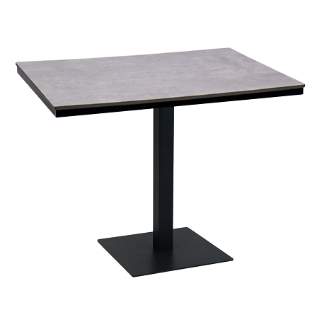 36" x 36" High Pressure Laminate Table Top & Aluminum Base