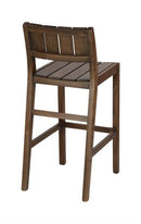 Indoor Elmwood Barstool in Walnut Finish