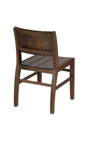 Indoor Elmwood Chair in Walnut Finish