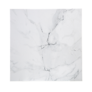 Laminate Table Top in White Granite Print for Indoor Use, 1 1/2'' Thick