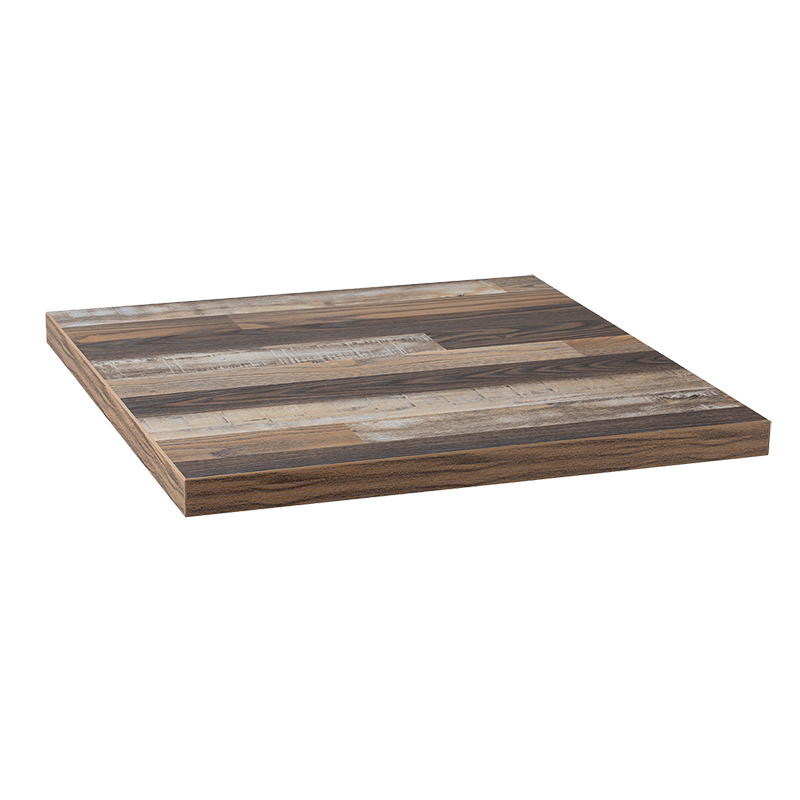 Laminate Table Top in Paneling Print for Indoor Use, 1 1/2'' Thick
