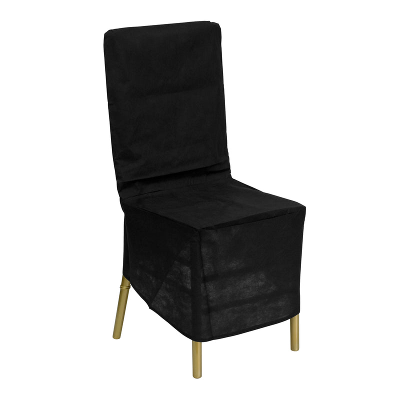 Bella Black Fabric Chiavari Chair Storage Cover