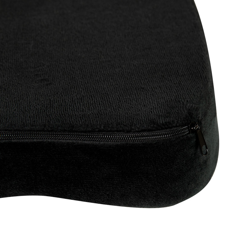 Susan Seat Cushion for Office Chair - 100% CertiPUR-US Certified Memory Foam - Pillow for Sitting, Black