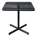 Outdoor Metal Folding Table in Black, 30"x30"