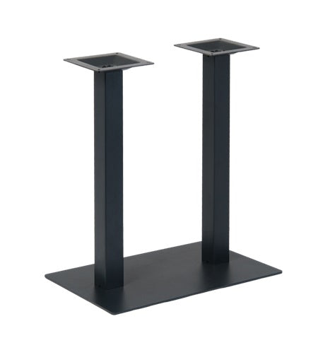 Outdoor Use 18" x 36" Rectangle Steel Bar Height Table Base