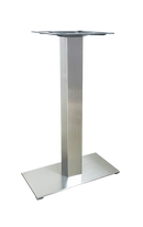 Outdoor Stainless Steel Table Bases, 9"x 18"