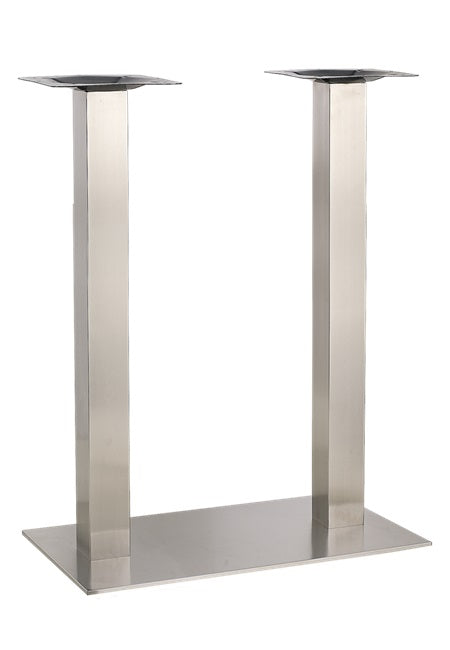 Outdoor Stainless Steel Bar Height Table Bases, 01