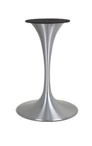 Indoor/Outdoor One-Piece Stainless Steel Table Base in Tulip Shape, 20" Round