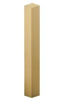 Gold Finish Square Column in Bar-Height for Indoor Use