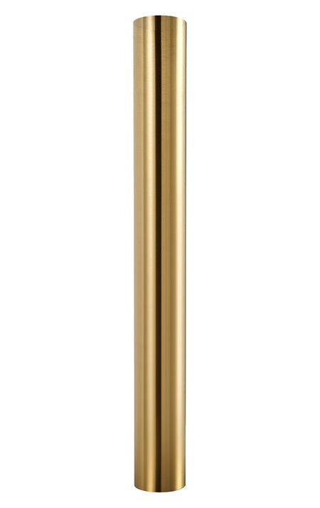 Gold Finish Round Column in Bar-Height for Indoor Use