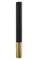 Gold and Black Finish Round Column in Bar-Height for Indoor Use