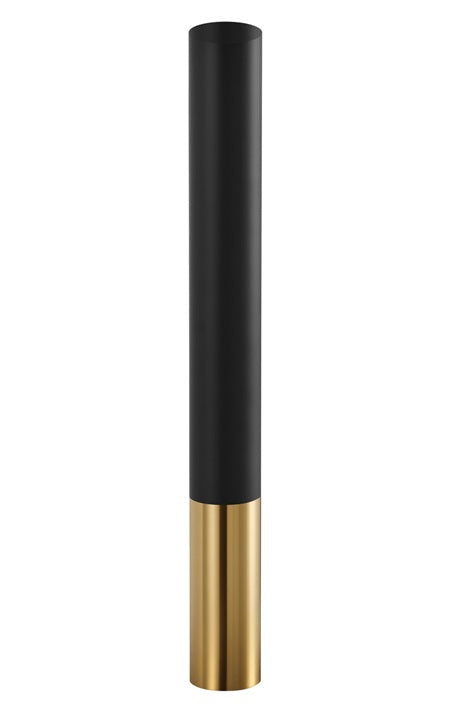 Gold and Black Finish Round Column in Bar-Height for Indoor Use