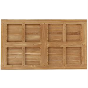 Teak Wood Table Top in Natural Finish