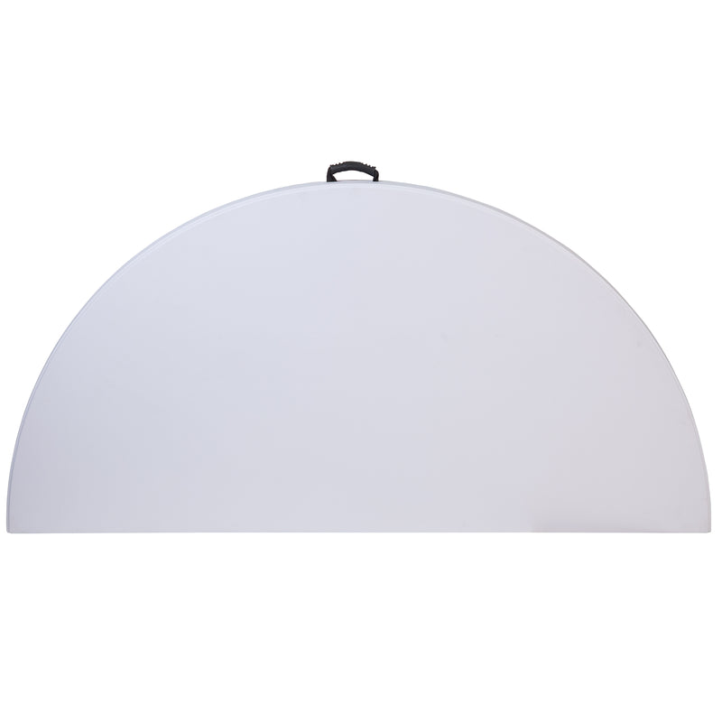 Kathryn 5-Foot Granite White Plastic Folding Training Table