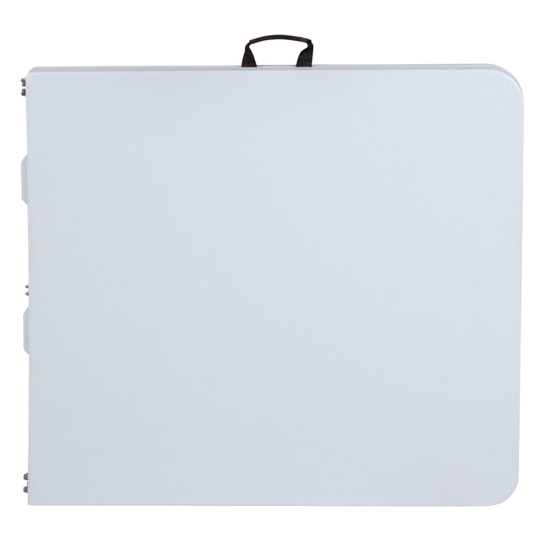 Paige 4.93-Foot Kid's Granite White Plastic Folding Table