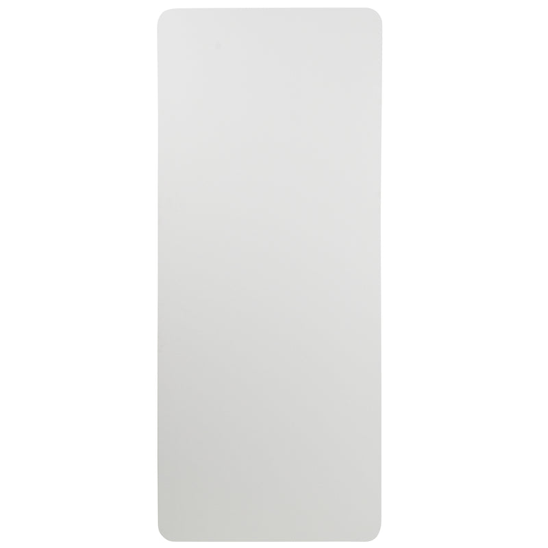Kathryn 6-Foot Height Adjustable Granite White Plastic Folding Table