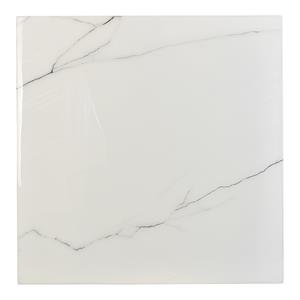 Indoor Marble White Resin Table Top with Grey Veining