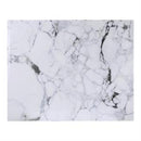 Indoor Marble White Resin Table Top with Dark Veining