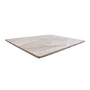 7/8" Sintered Stone Table Top in Glossy Light Grey