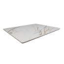 7/8" Sintered Stone Table Top in White Marble Color ST-13