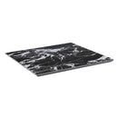7/8" Black Marble Sintered Stone Table Top with Bold White Veining, Indoor/Outdoor Use