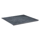 7/8" Dark Slate Sintered Stone Table Top with Textured Stone Pattern, Indoor/Outdoor Use