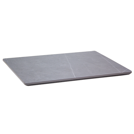 1" Sintered Stone Table Top in Cement Grey Color