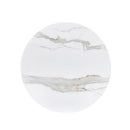 Subtle Veining White Sintered Stone Table Top , Indoor/Outdoor Use